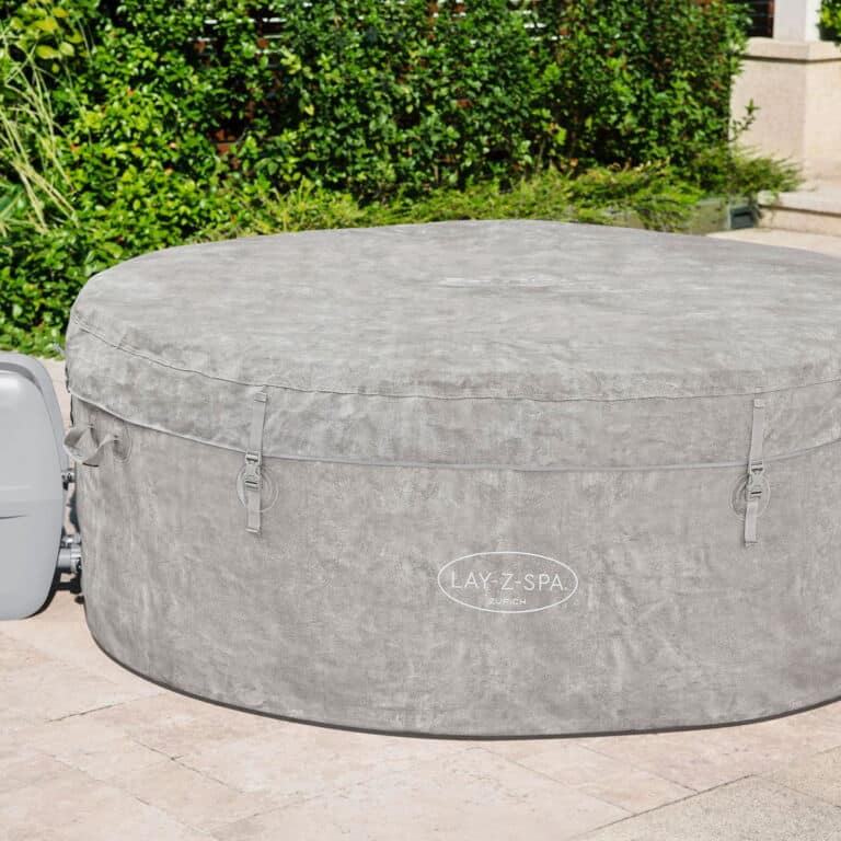 Bañera de Hidromasaje Hinchable Lay-Z-Spa Zurich AirJet con Cubierta EnergySense 2-4 Personas