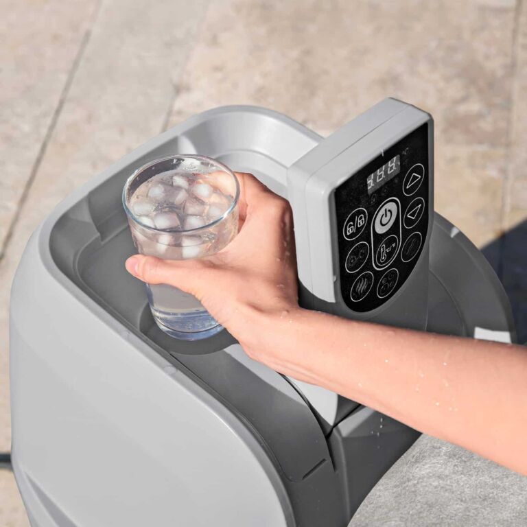 Bañera de Hidromasaje Hinchable Lay-Z-Spa Zurich AirJet con Cubierta EnergySense 2-4 Personas