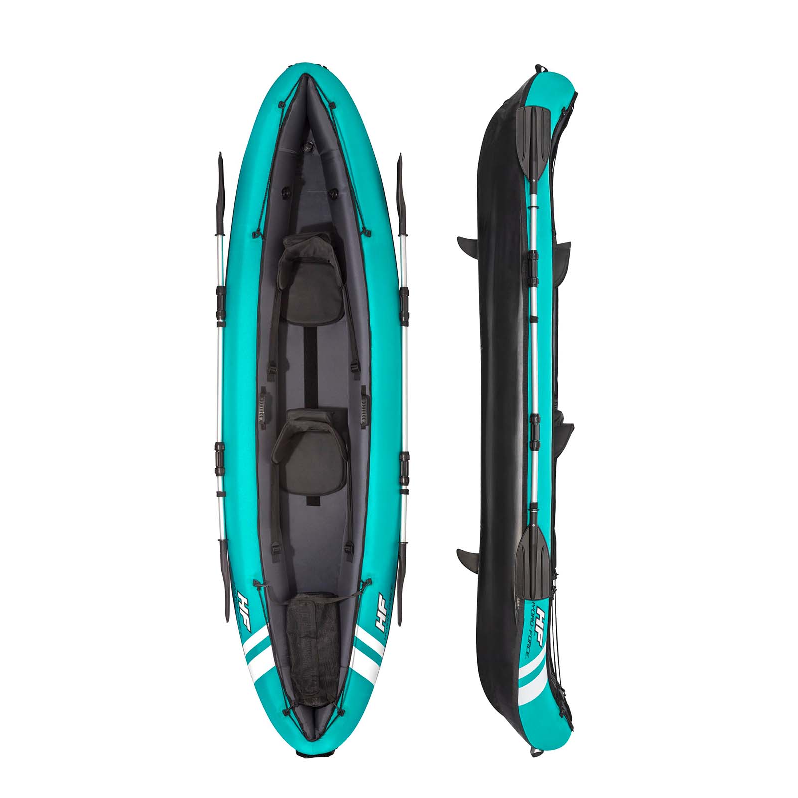 Conjunto de kayak inflable Hydro-Force Ventura X2