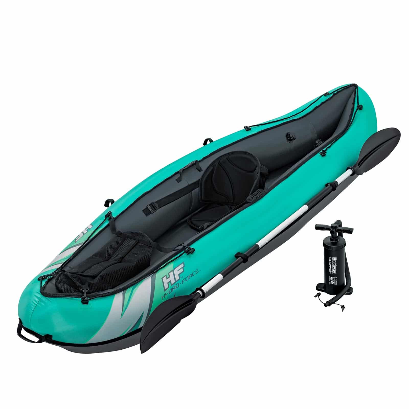 Conjunto de Kayak Hinchable Hydro-Force Ventura X1 2,80 m