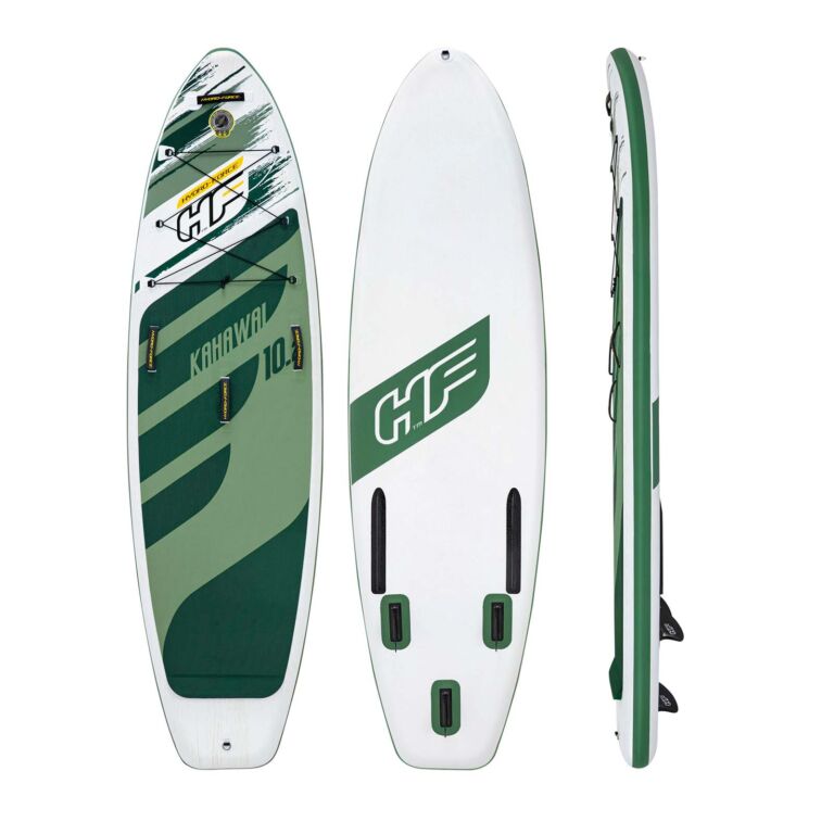 Hydro-Force Kahawai Juego de tablas de surf de remo hinchables de 3,10 m