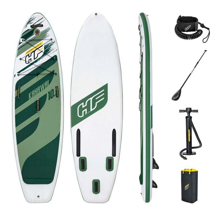 Hydro-Force Kahawai Juego de tablas de surf de remo hinchables de 3,10 m