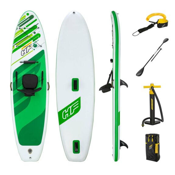 Conjunto de kayak y tabla de remo convertible inflable de 3,40 m Hydro-Force Freesoul Tech