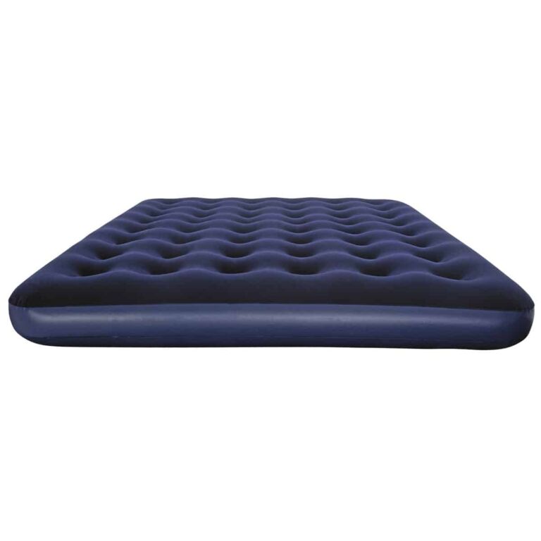 Colchón inflable con almohada y bomba 203x152x22 cm