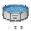 Bestway Steel Pro MAX redonda 305x100 cm - Conjunto de Piscina Desmontable