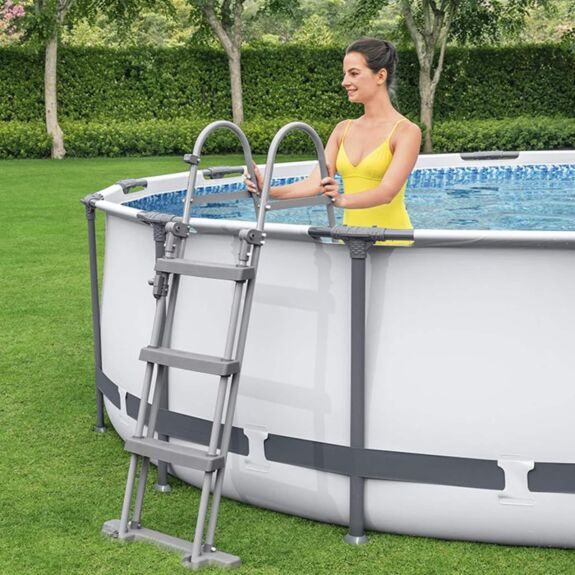 Pack piscina desmontable redonda 305×100 cm Steel Pro-MAX + Accesorios