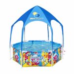 Bestway Steel Pro UV Careful Splash-in-Shade Piscina Desmontable Redonda 1.83 m x 51 cm