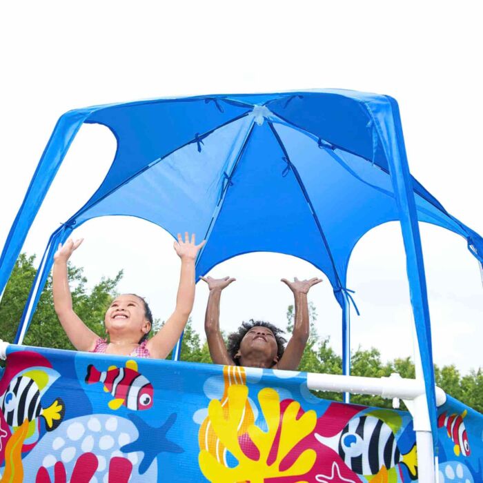 Bestway Steel Pro UV Careful Splash-in-Shade Piscina Desmontable Redonda 1.83 m x 51 cm