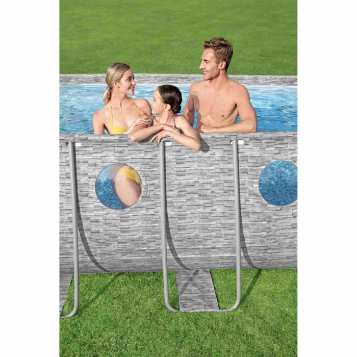 Conjunto de Piscina Desmontable Power Steel Swim Vista Series II Bestway 5.49 m x 2.74 m x 1.22 m