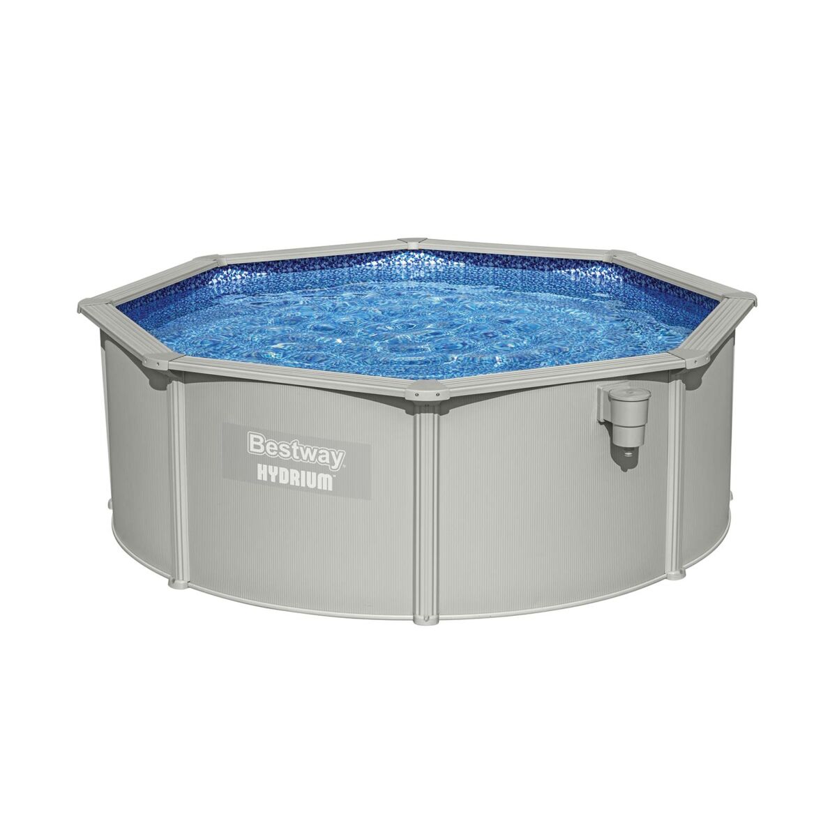 Piscina hexagonal desmontable, combinando estilo y comodidad