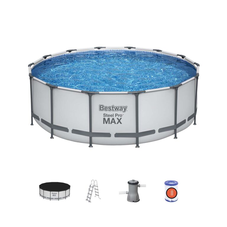 Bestway Steel Pro MAX Conjunto de Piscina Desmontable Redonda 4,27m x 1,22m