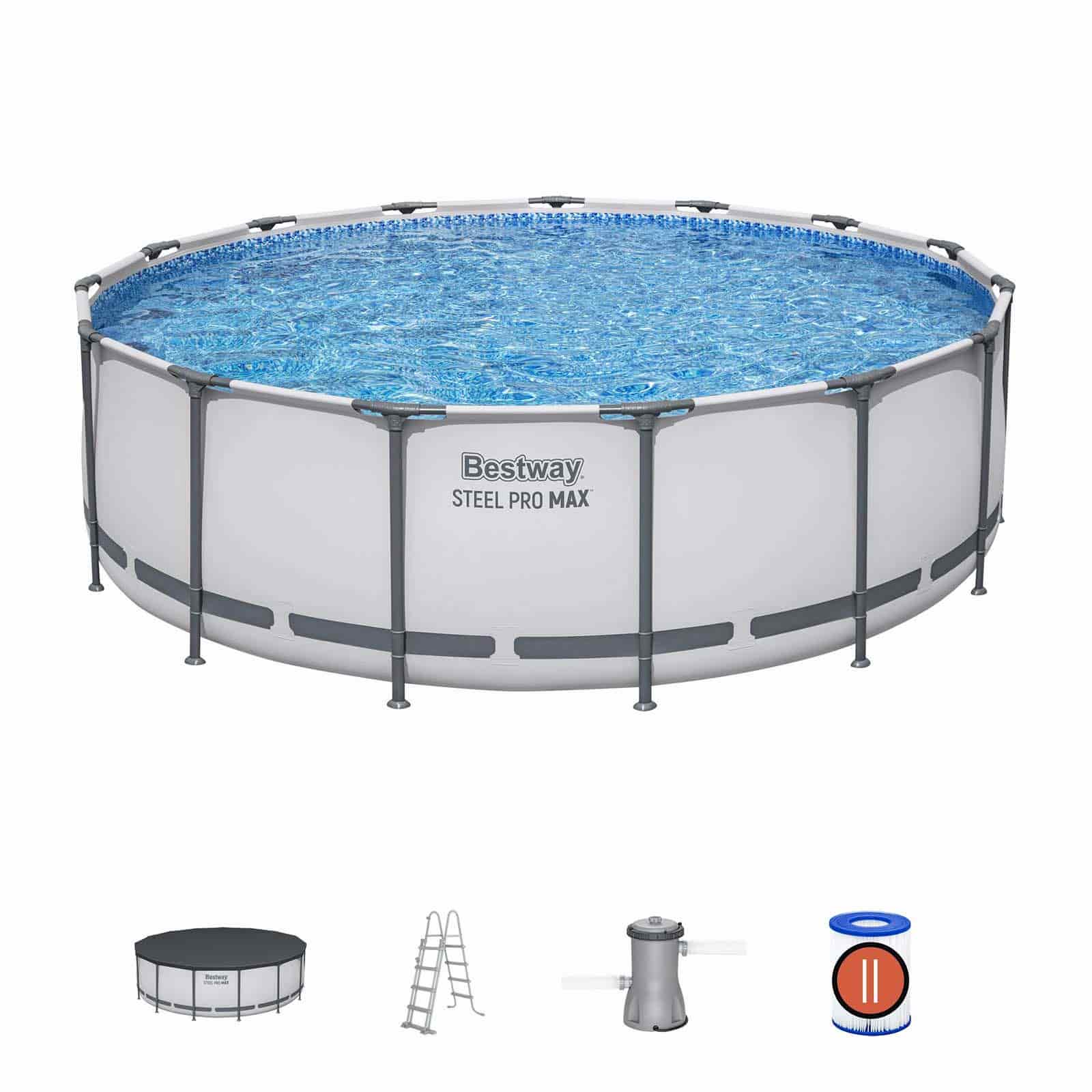Piscina Desmontable Steel Pro MAX Bestway 4,57 m x 1,22 m