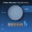 Piscina Desmontable Steel Pro MAX Bestway 4,57 m x 1,22 m