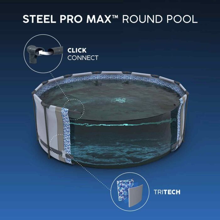Piscina Desmontable Steel Pro MAX Bestway 4,57 m x 1,22 m