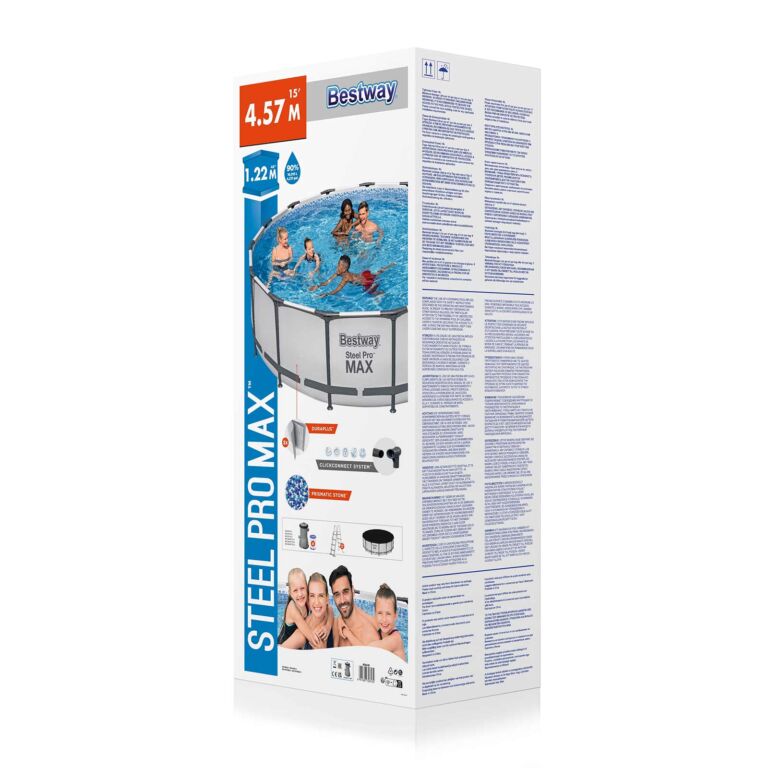 Piscina Desmontable Steel Pro MAX Bestway 4,57 m x 1,22 m