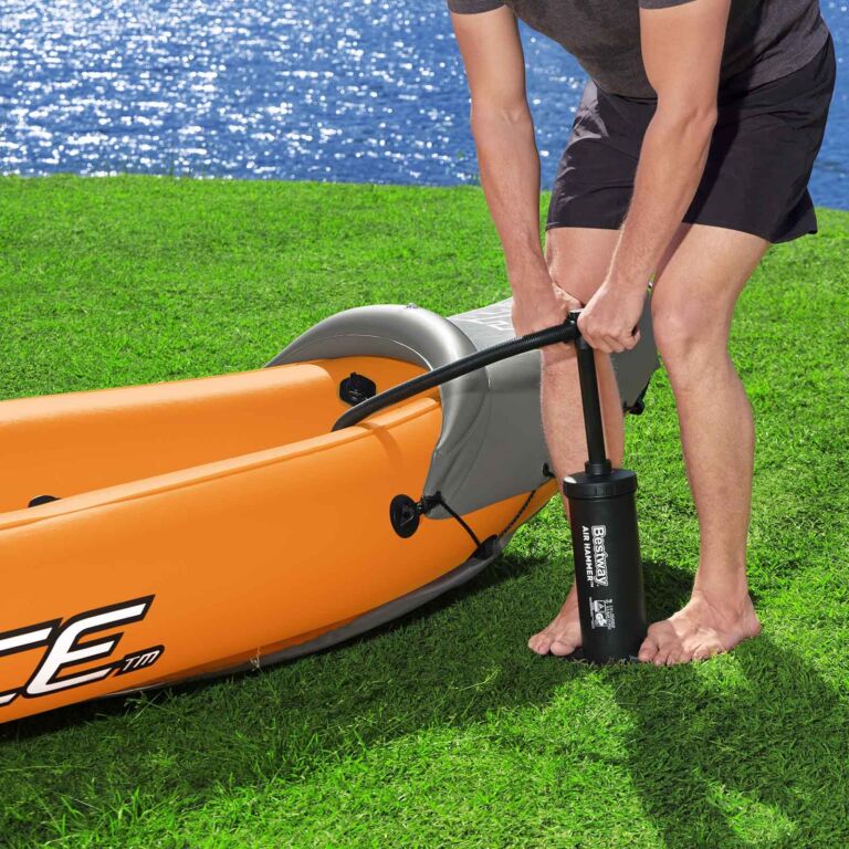 Juego de kayak hinchable Hydro-Force Rapid X3 de 3,81 m