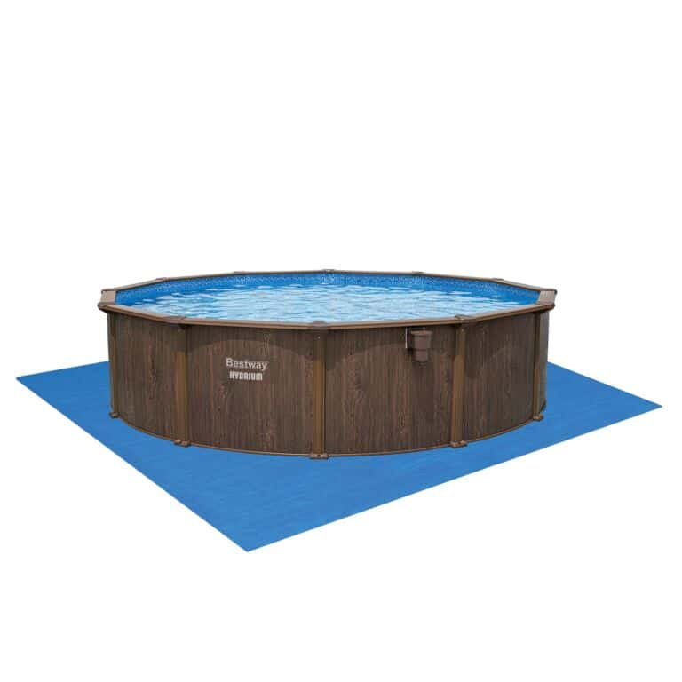 Conjunto de Piscina Desmontable con Pared de Acero Redonda Hydrium de Bestway 5,49 m x 1,30 m