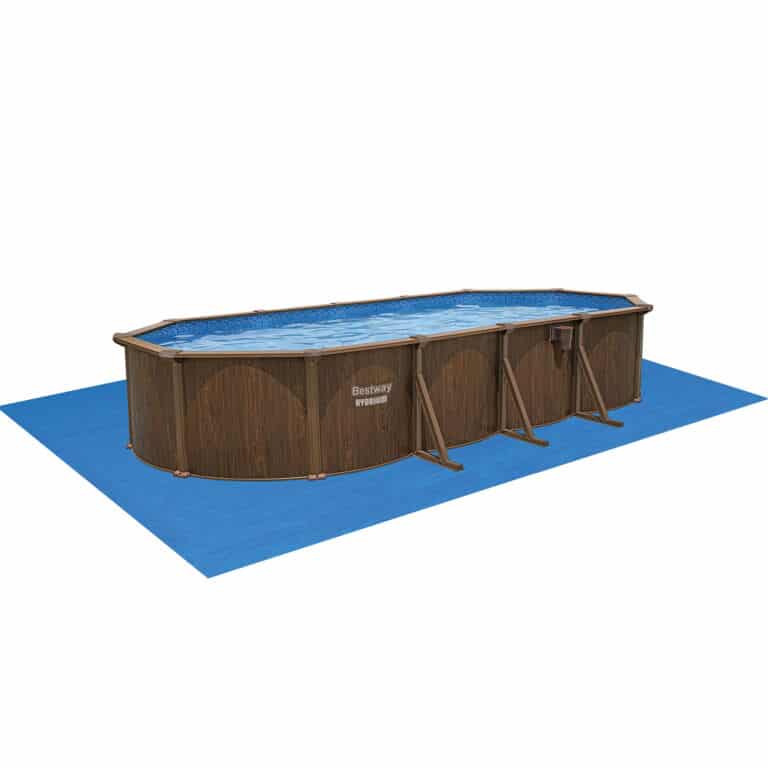 Conjunto de Piscina Desmontable Ovalada de Pared de Acero Hydrium de Bestway 7,30 m x 3,60 m x 1,30 m