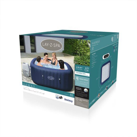 Spa de Hidromasaje Hinchable para 4-6 Personas Lay-Z-Spa Hawaii AirJet