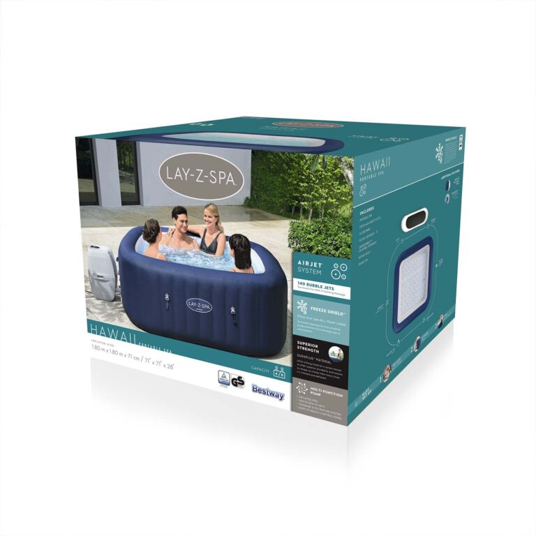 Spa de Hidromasaje Hinchable para 4-6 Personas Lay-Z-Spa Hawaii AirJet
