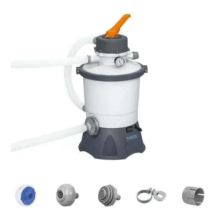 Piscina desmontable oval Bestway Power Steel 7,32x3,66x1,22m con depuradora de arena