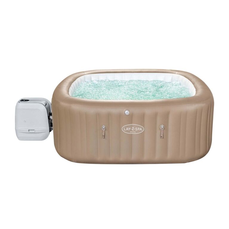 Spa Hinchable Bestway Lay-Z-Spa Palma HydroJet 5-7 Personas Cuadrado 201x201x80 cm