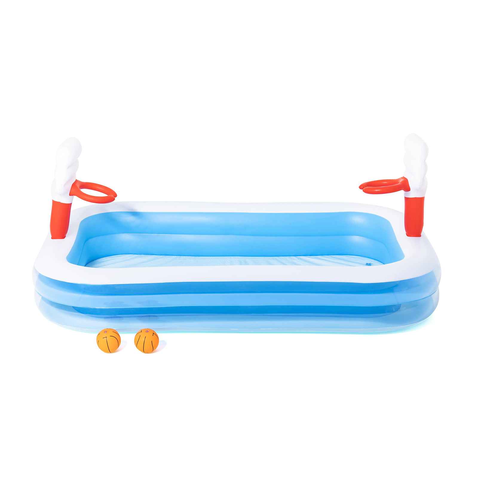 Piscina Hinchable Infantil con Canastas Baloncesto Bestway Basketball