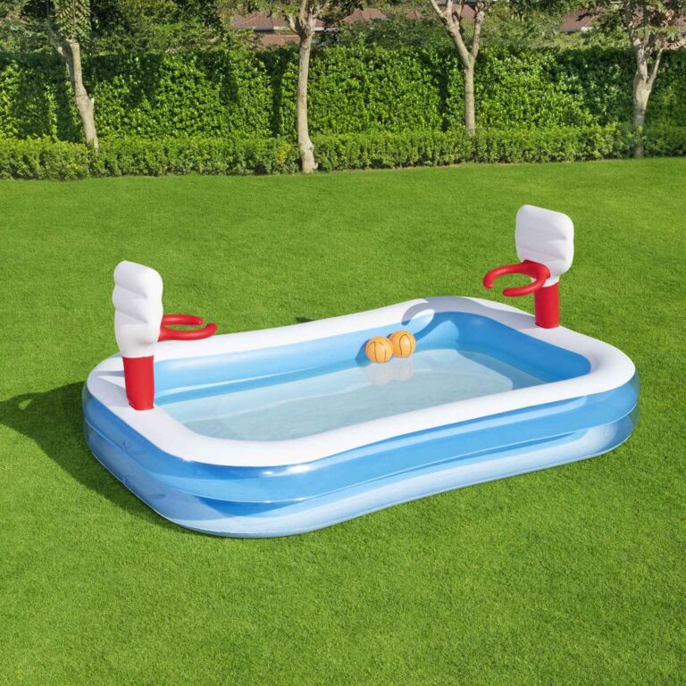 Piscina Hinchable Infantil con Canastas Baloncesto Bestway Basketball