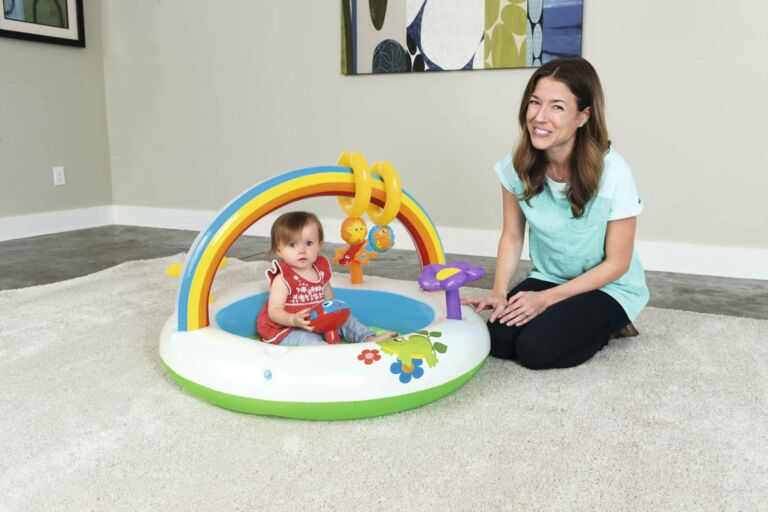 Centro de Actividades Hinchable Bestway Rainbow Go and Grow 91x56 cm