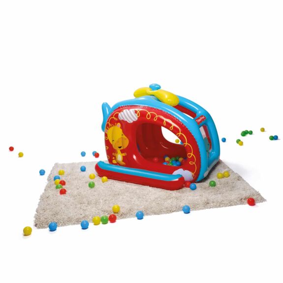 Piscina de Bolas Hinchable Bestway Fisher Price Helicóptero