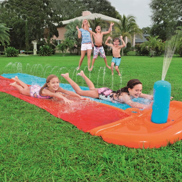 Pista Deslizante Hinchable Bestway H2O Go! DragStrip Doble 549 cm