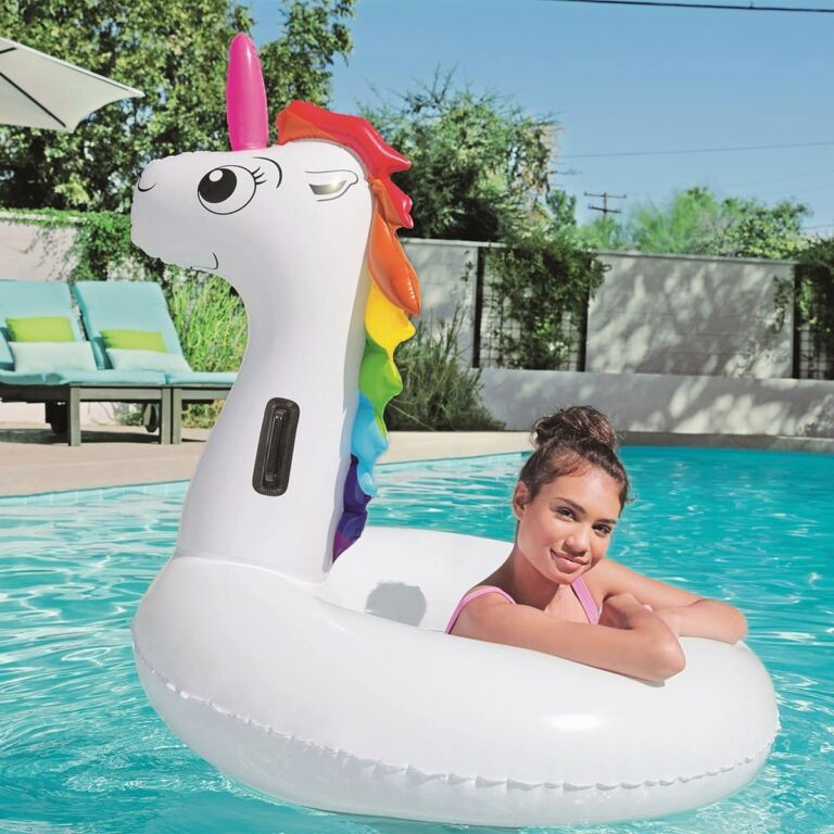 Flotador Inflable Anillo Unicornio Bestway 136x131 cm