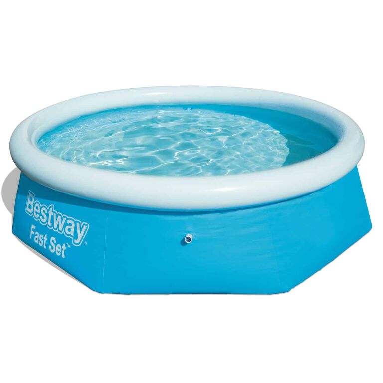 Set de piscina hinchable redonda Fast Set de Bestway 2.44 m x 66 cm