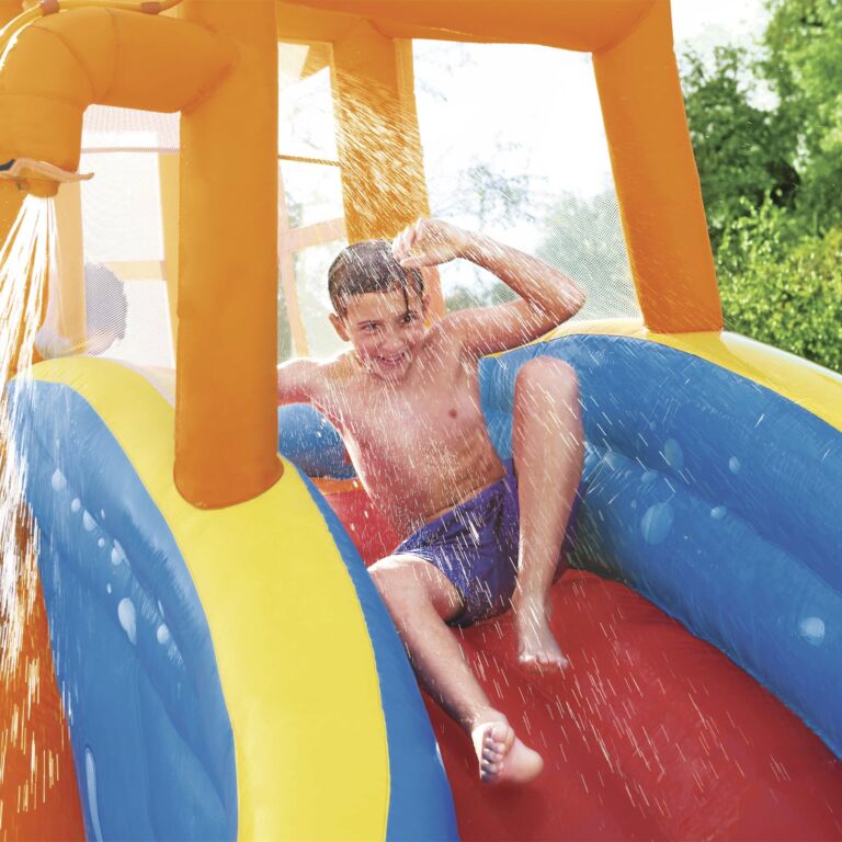 Castillo Hinchable Acuático Bestway Huricane Tunnel Blast_Mega Parque 420x320x260 cm