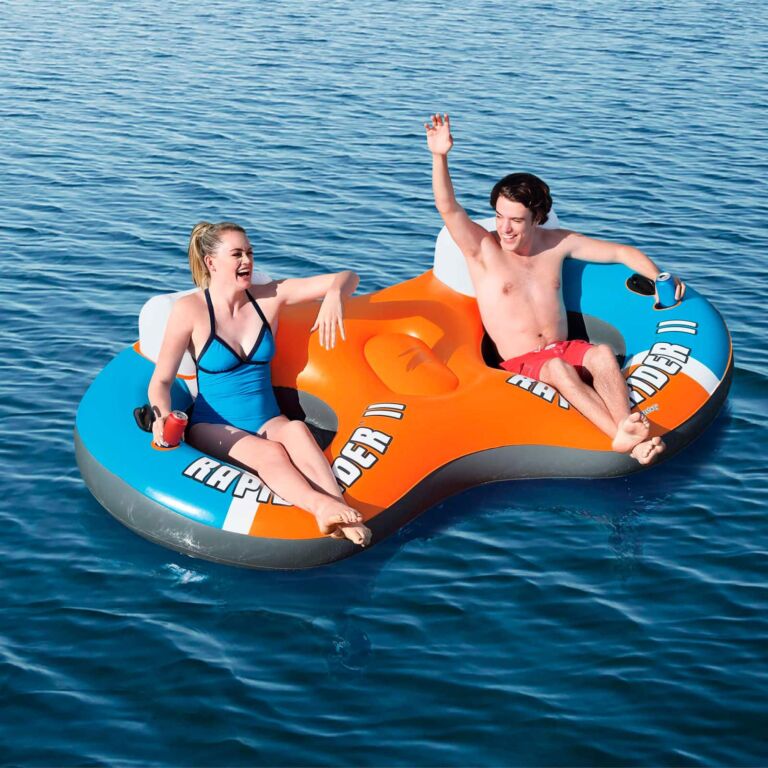 Flotador con Respaldo Bestway Rapid Rider 259x135 cm