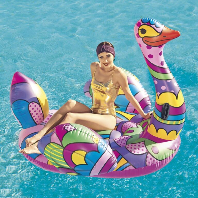Flotador avestruz para piscina de la Art Collection de Bestway