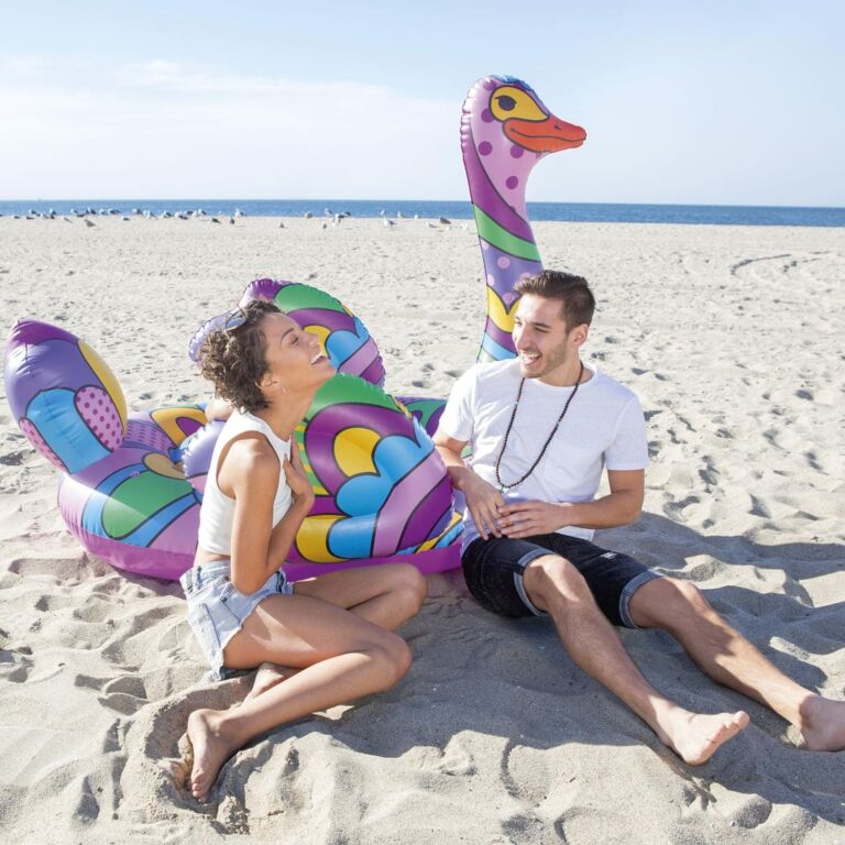 Flotador avestruz para piscina de la Art Collection de Bestway