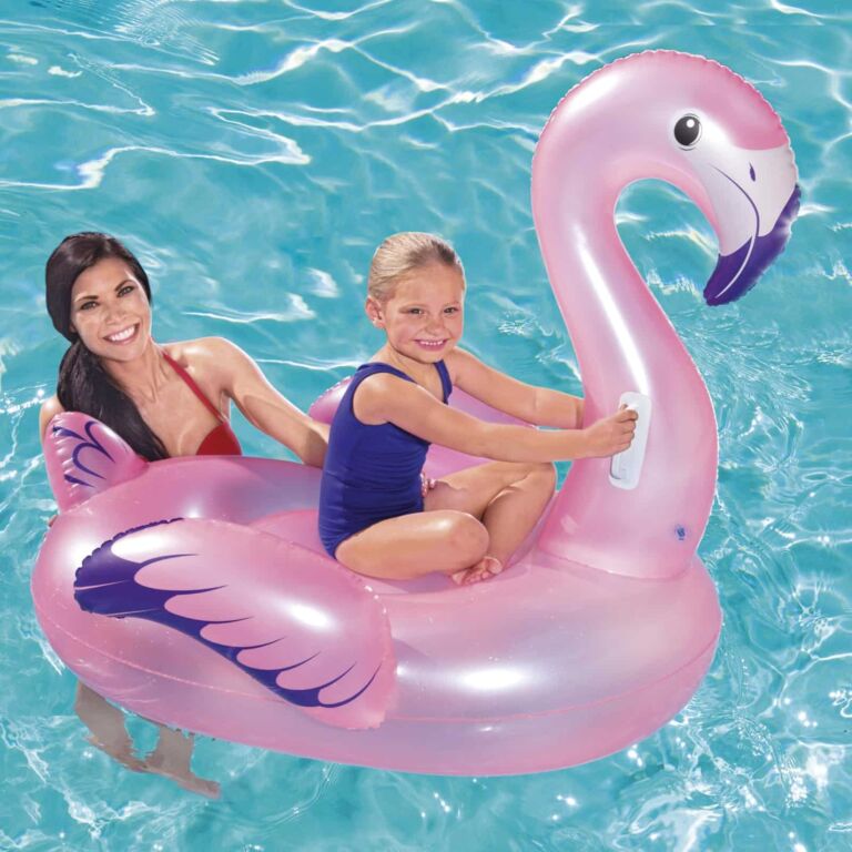 Flotador montable para piscina con forma de flamenco de Bestway