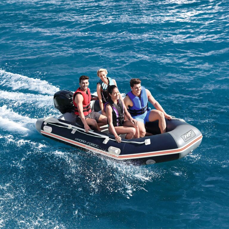 Barca Hinchable Neumática Bestway Hydro-Force Mirovia Pro Para 4 personas 2 remos