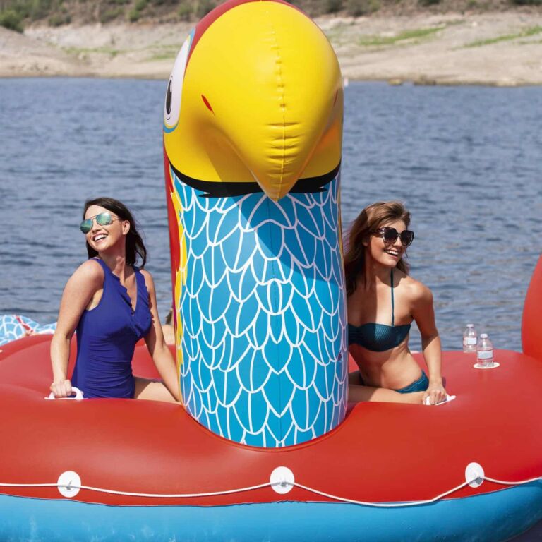 Loro Hinchable Isla Gigante Bestway 500x327 cm