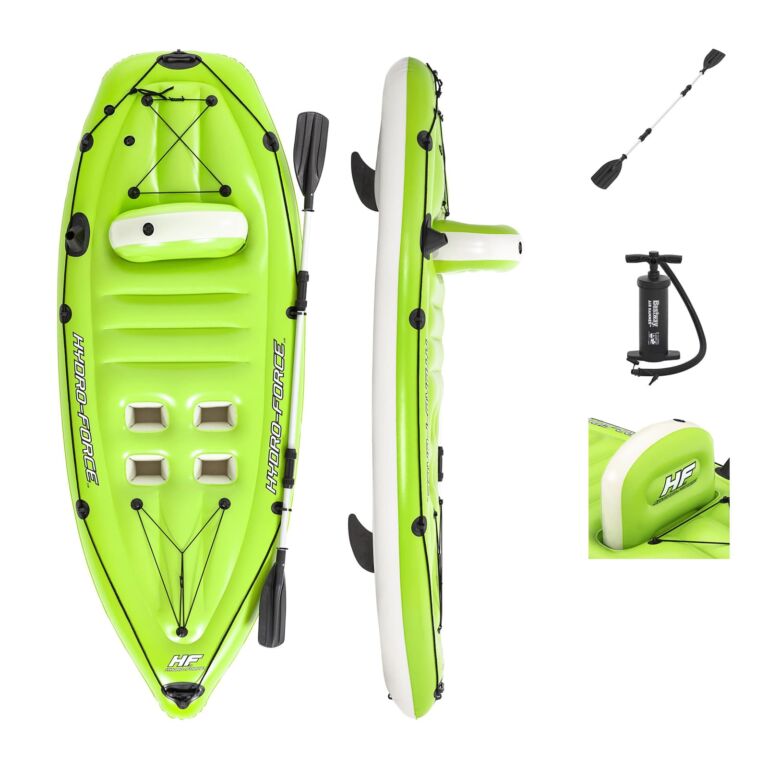 Conjunto de kayak de pesca inflable Koracle de Hydro-Force
