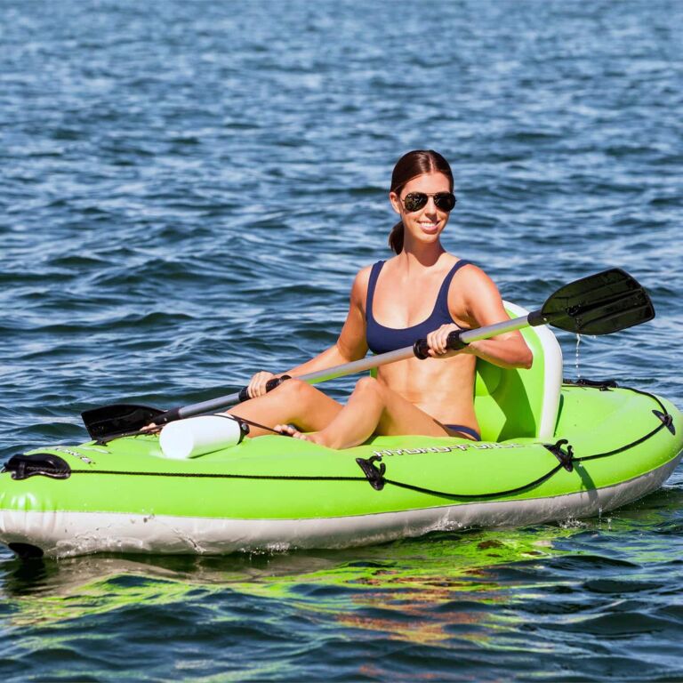 Conjunto de kayak de pesca inflable Koracle de Hydro-Force