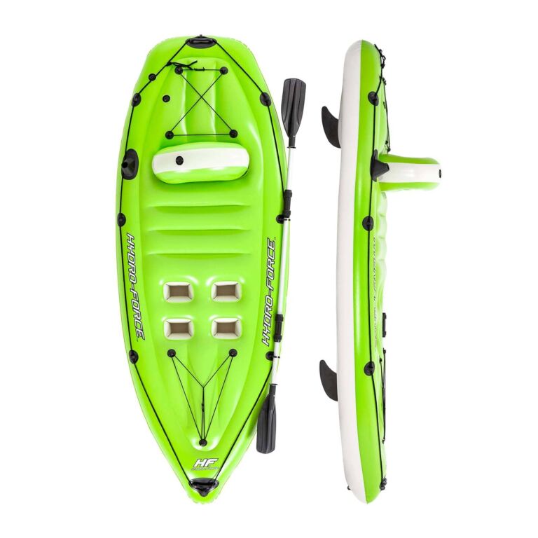 Conjunto de kayak de pesca inflable Koracle de Hydro-Force