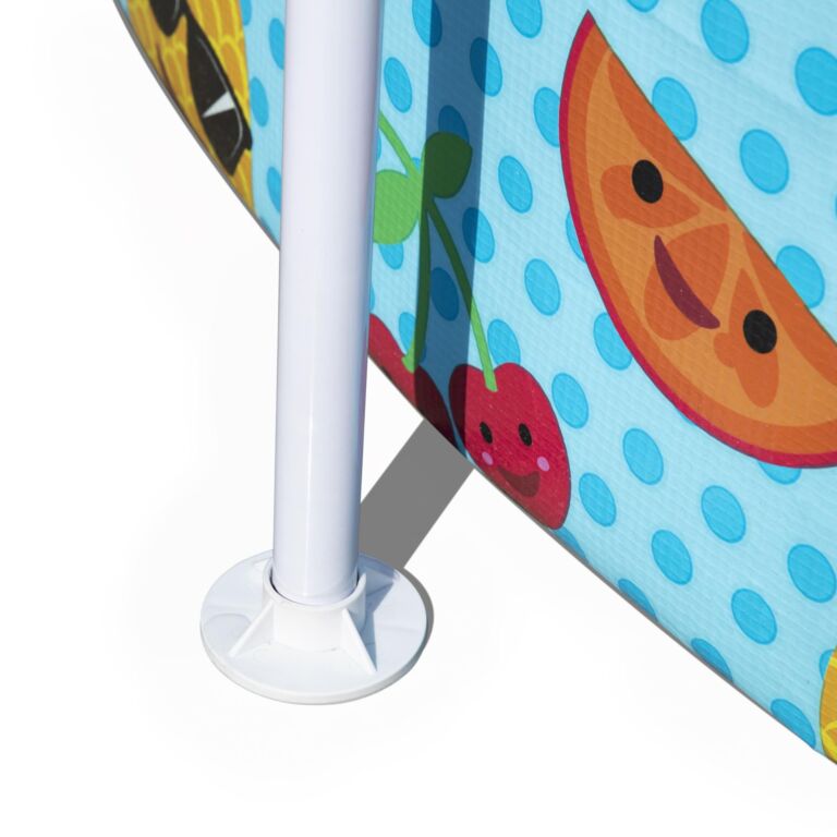 Conjunto de piscina circular sobre superficie Chapoteos a la sombra Steel Pro UV Careful de Bestway