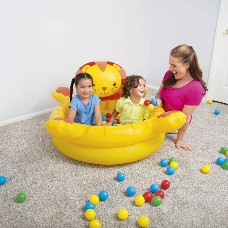 Piscina de bolas con forma de león de Up In & Over