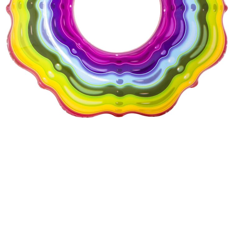 Flotador arcoíris ondulado de Bestway