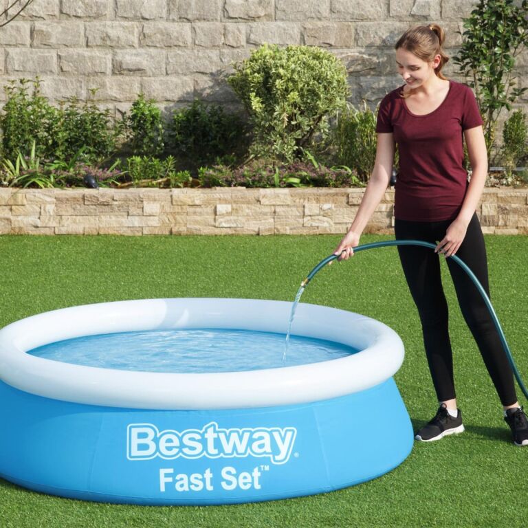 Set de piscina hinchable redonda Fast Set de Bestway de 1.83 m x 51 cm