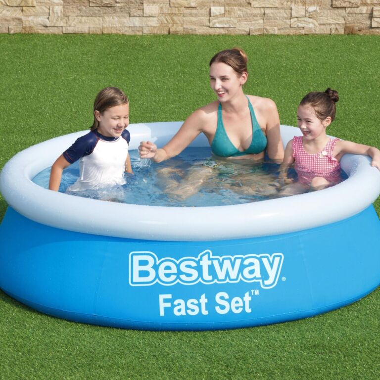 Set de piscina hinchable redonda Fast Set de Bestway de 1.83 m x 51 cm