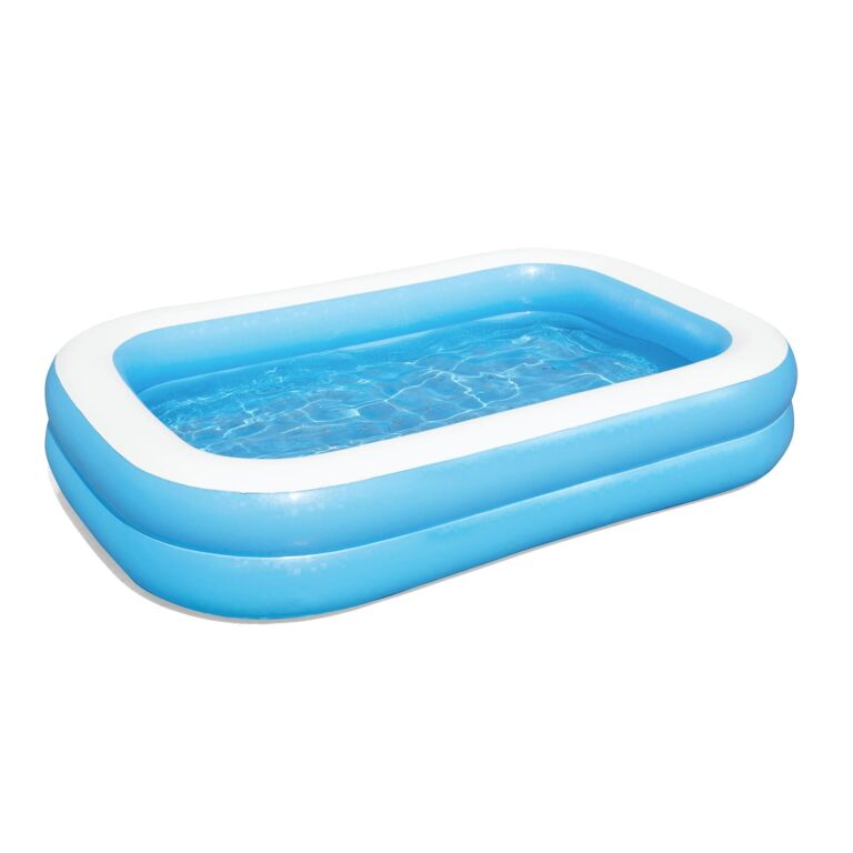 Piscina inflable rectangular Bestway 262x175x51 cm vinilo 2 anillos