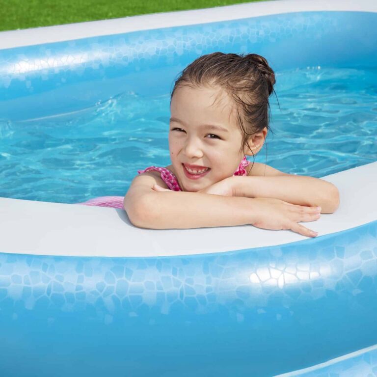Piscina inflable rectangular Bestway 262x175x51 cm vinilo 2 anillos